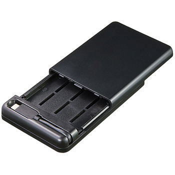 サンワサプライ USB Type-C対応2.5インチハードディスクケース(SATA用) ブラック TK-RF25CBK 1個