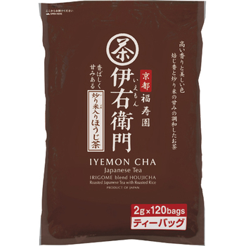 宇治の露製茶 伊右衛門 炒り米入りほうじ茶ティーバッグ 1袋(120バッグ)
