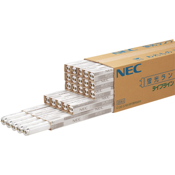 ホタルクス(NEC) 蛍光ランプ ライフライン 直管グロースタータ形 15W形 昼光色 FL15D/4K-L 1パック(4本)