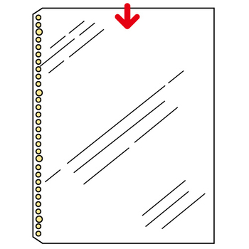 コクヨ クリヤーポケット A4リフィル 1ポケット A4タテ 2・4・30穴 ラ-A31N 1パック(10枚)