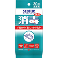 日本製紙クレシア スコッティ ウェットティシュー 消毒 1パック(30枚)
