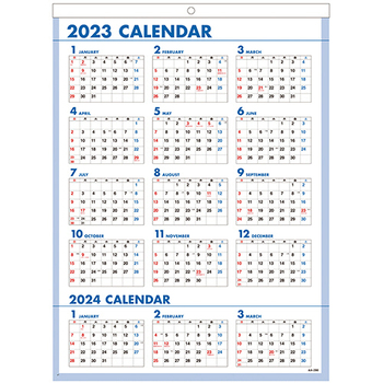 九十九商会 壁掛けカレンダー 2ヶ月便利こよみ 2023年版 AA-200-2023 1セット(5冊)