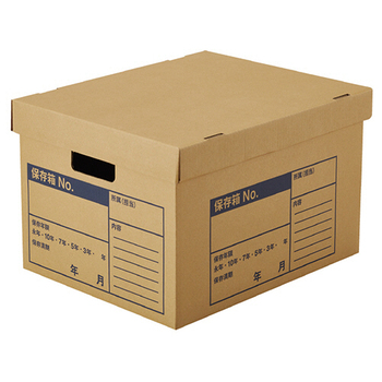 コクヨ 文書保存箱(A判ファイル用・強化タイプ) フタ分離式 A4用 内寸W424×D327×H273mm A4-FBX7-10 1パック(10個)