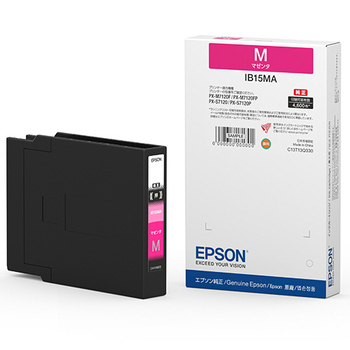 エプソン インクカートリッジ マゼンタ Mサイズ IB15MA 1個