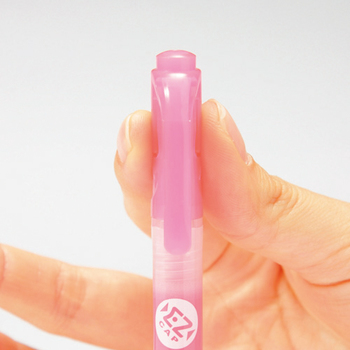 TANOSEE キャップが外しやすい蛍光ペン ツイン ピンク 1セット(10本)