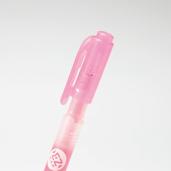 TANOSEE キャップが外しやすい蛍光ペン ツイン ピンク 1セット(10本)