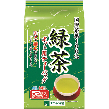 ますぶち園 ポット用緑茶ティーバッグ 1袋(52バッグ)