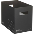 コクヨ 収納ボックス(NEOS) Mサイズ ブラック A4-NEMB-D 1個
