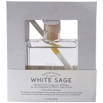 三和トレーディング Re:White ファイバー&アルコールフリーディフューザー ホワイトセージ 100mL 1個