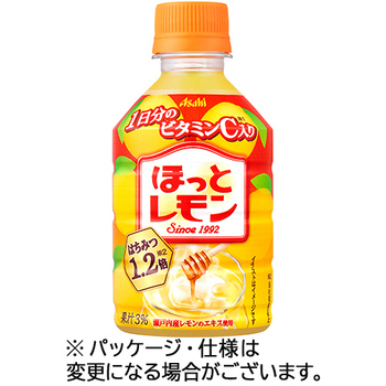 アサヒ飲料 ほっとレモン 280mL ペットボトル 1セット(48本:24本×2ケース)