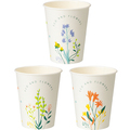 TANOSEE 紙コップ AND FLOWERS(アンド フラワーズ) 275mL(9オンス) 1セット(1500個:50個×30パック)