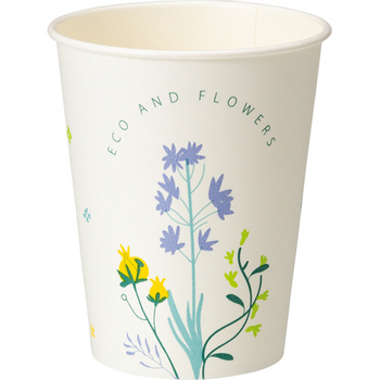 TANOSEE 紙コップ AND FLOWERS(アンド フラワーズ) 275mL(9オンス) 1セット(1500個:50個×30パック)