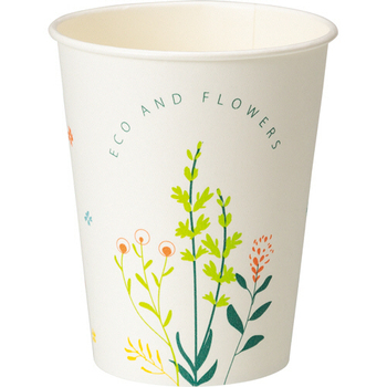TANOSEE 紙コップ AND FLOWERS(アンド フラワーズ) 275mL(9オンス) 1セット(1500個:50個×30パック)