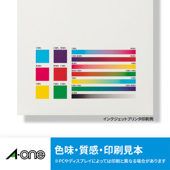 エーワン ラベルシール[インクジェット] 光沢紙・ホワイト A4 4面 92×131mm 四辺余白付 角丸 28693 1冊(10シート)