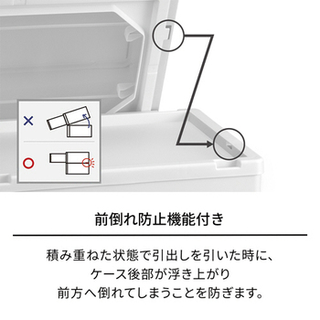 天馬 Fits フィッツケース FC40-4030 ホワイトクリア 1個