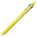 三菱鉛筆 ジェットストリーム 3色ボールペン 0.7mm (軸色:レモンイエロー) SXE350707.28 1本