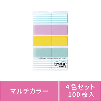 3M ポスト・イット フィルム見出し マルチカラー5 44×12mm 688MC-5 1パック(5冊)