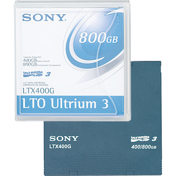ソニー LTO Ultrium3 データカートリッジ 400GB/800GB LTX400GR 1セット(5巻)