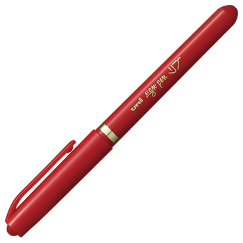 三菱鉛筆 水性サインペン リブ細字 0.7mm 赤 MYT7.15 1セット(10本)