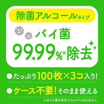 日本製紙クレシア スコッティ ウェットシート 除菌アルコール PULP WET 100 1パック(100枚)