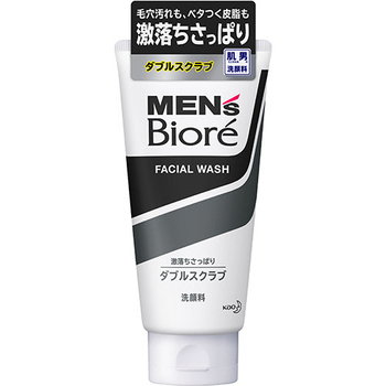 花王 メンズビオレ ダブルスクラブ洗顔 130g 1セット(6本)