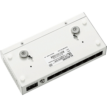 エレコム 1000BASE-T対応 スイッチングハブ 8ポート メタル筐体 ホワイト(マグネット付) RoHS指令準拠(10物質) EHC-G08MN2-HJW