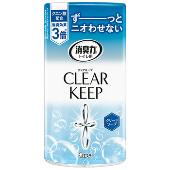 エステー トイレの消臭力 CLEAR KEEP クリーンソープ 400ml 1セット(3個)