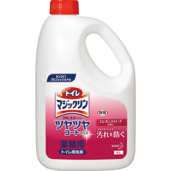 花王 トイレマジックリン 消臭・洗浄スプレー ツヤツヤコートプラス エレガントローズの香り 業務用 2L 1本