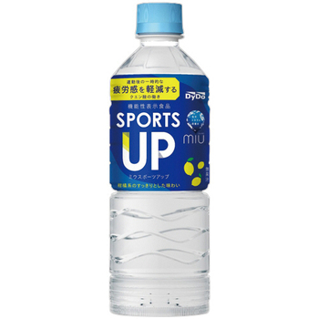 ダイドードリンコ ミウ スポーツアップ 550ml ペットボトル 1ケース(24本)