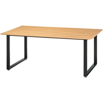 エランサ (N)スクエアテーブル 幅1800×奥行1000×高さ720mm ナチュラル(お客様組立) LSQ-1810-NA 1台