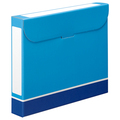 TANOSEE ファイルボックス A4 背幅53mm 青 1パック(5冊)