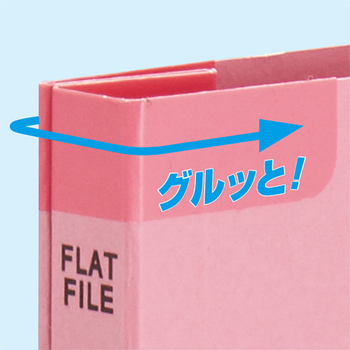 TANOSEE フラットファイル(背補強タイプ) 厚とじ A4タテ 250枚収容 背幅28mm グリーン 1セット(100冊:10冊×10パック)