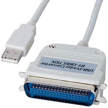 サンワサプライ USBプリンタコンバータケーブル (A)オス-セントロニクス36pinオス 1.8m USB-CVPR 1本