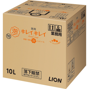 ライオン キレイキレイ 薬用 泡ハンドソープ フルーツミックスの香り 業務用 10L 1箱