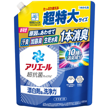 P&G アリエール ジェル つめかえ用 超特大サイズ 860g 1パック