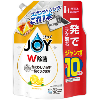 P&G ジョイ W除菌 コンパクト 贅沢シトラスレモンの香り つめかえ用 ジャンボサイズ 1300mL 1個