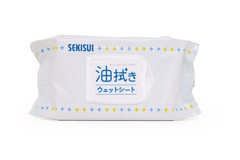 積水マテリアルソリューションズ 油拭きウェットシート J50263 1セット(1200枚:50枚×24パック)