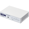 エレコム 1000BASE-T対応 スイッチングハブ 5ポート メタル筐体 ホワイト RoHS指令準拠(10物質) EHB-UG2A05-S 1セット(3台)