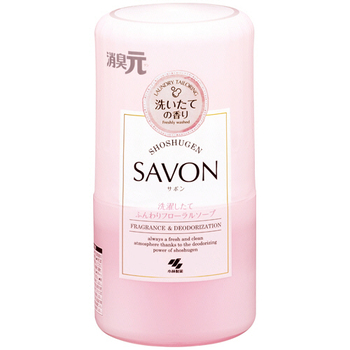 小林製薬 消臭元 SAVON 洗濯したてふんわりフローラルソープ 本体 400mL 1個