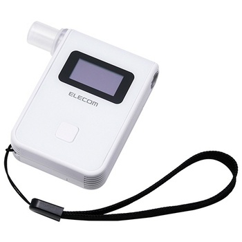 エレコム ALSmart 燃料電池式アルコールチェッカー ホワイト HCS-AC03BTWH 1個