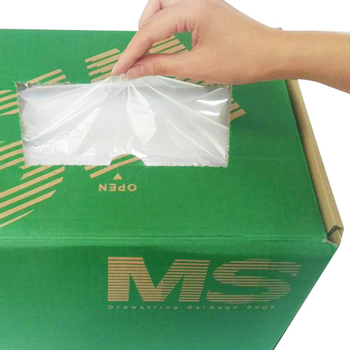 明光商会 シュレッダー用ゴミ袋 MSパック Mサイズ 紐付 1箱(200枚)