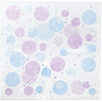 大黒工業 結べる紙ふろしき 和柄ドット 中(約75×75cm) 824856 1パック(20枚)