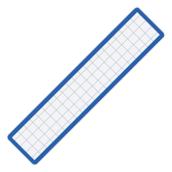 コクヨ マグネット見出し カード寸法19×105mm 青 マク-411B 1セット(10個)