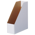 TANOSEE ボックスファイル(ホワイト) A4タテ 背幅100mm ブルー 1セット(50冊:10冊×5パック)