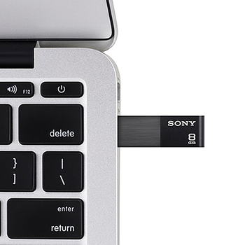 ソニー USBメモリー ポケットビット W3シリーズ 8GB ブラック USM8W3 B 1個
