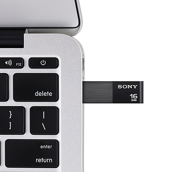 ソニー USBメモリー ポケットビット W3シリーズ 16GB ブラック USM16W3 B 1個