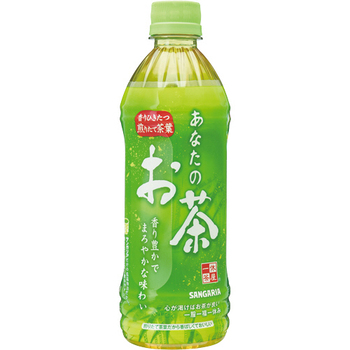 サンガリア あなたのお茶 500ml ペットボトル 1ケース(24本)