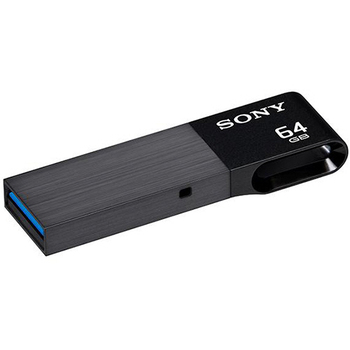 ソニー USBメモリー ポケットビット W3シリーズ 64GB ブラック USM64W3 B 1個