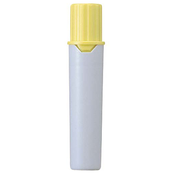 三菱鉛筆 水性マーカー プロッキー詰替えタイプ用インクカートリッジ 太字角芯+細字丸芯 黄 PMR70.2 1本