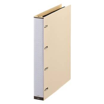 ライオン事務器 名刺ホルダー A4タテ 4穴 300枚 ヨコ入れ ベージュ MH-300C 1冊